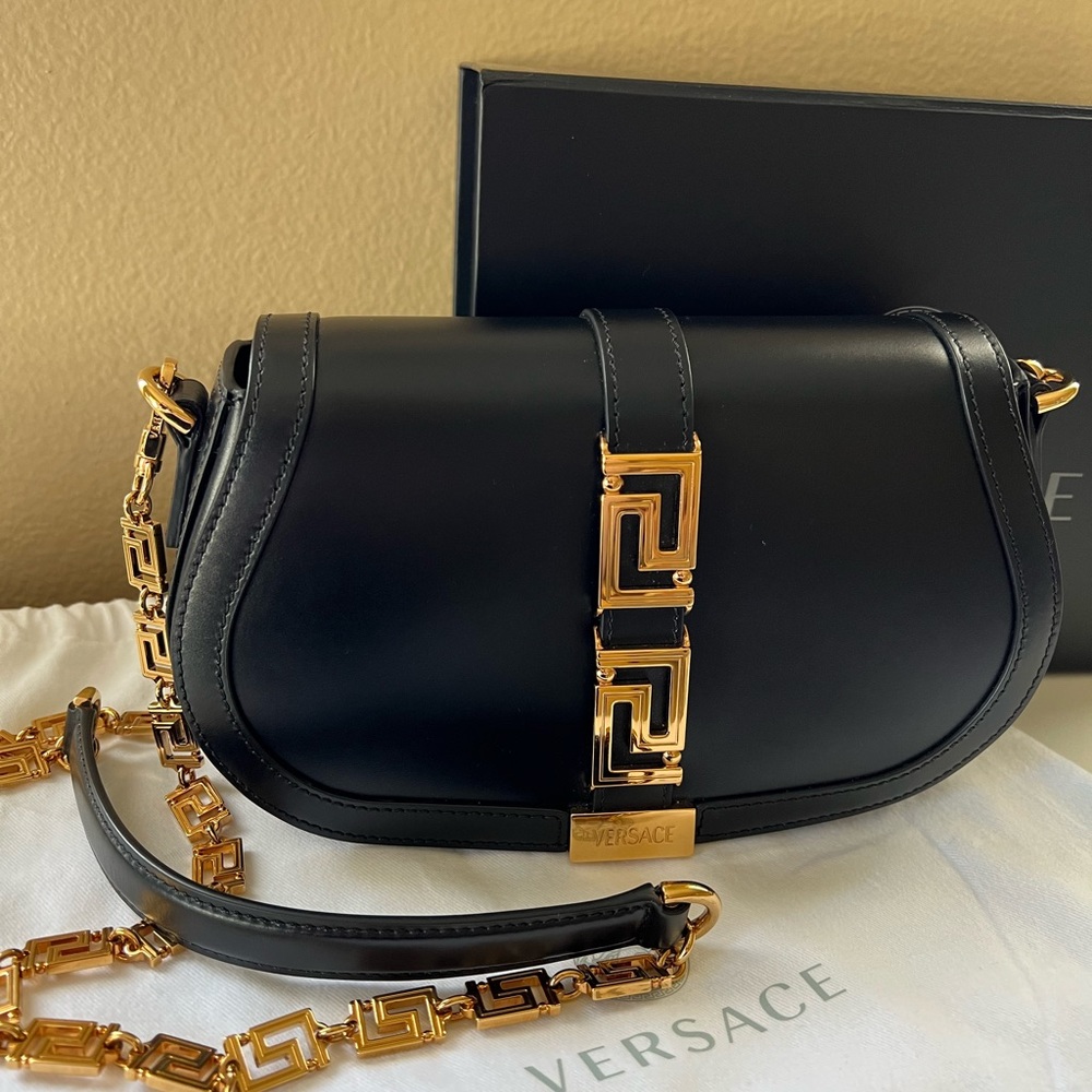 Versace Greca Goddess Shoulder Bag